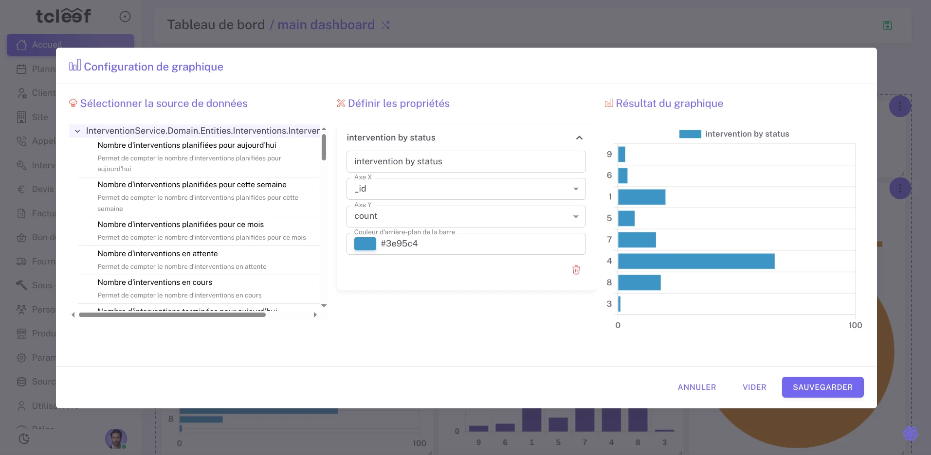 Widgets personnalisables