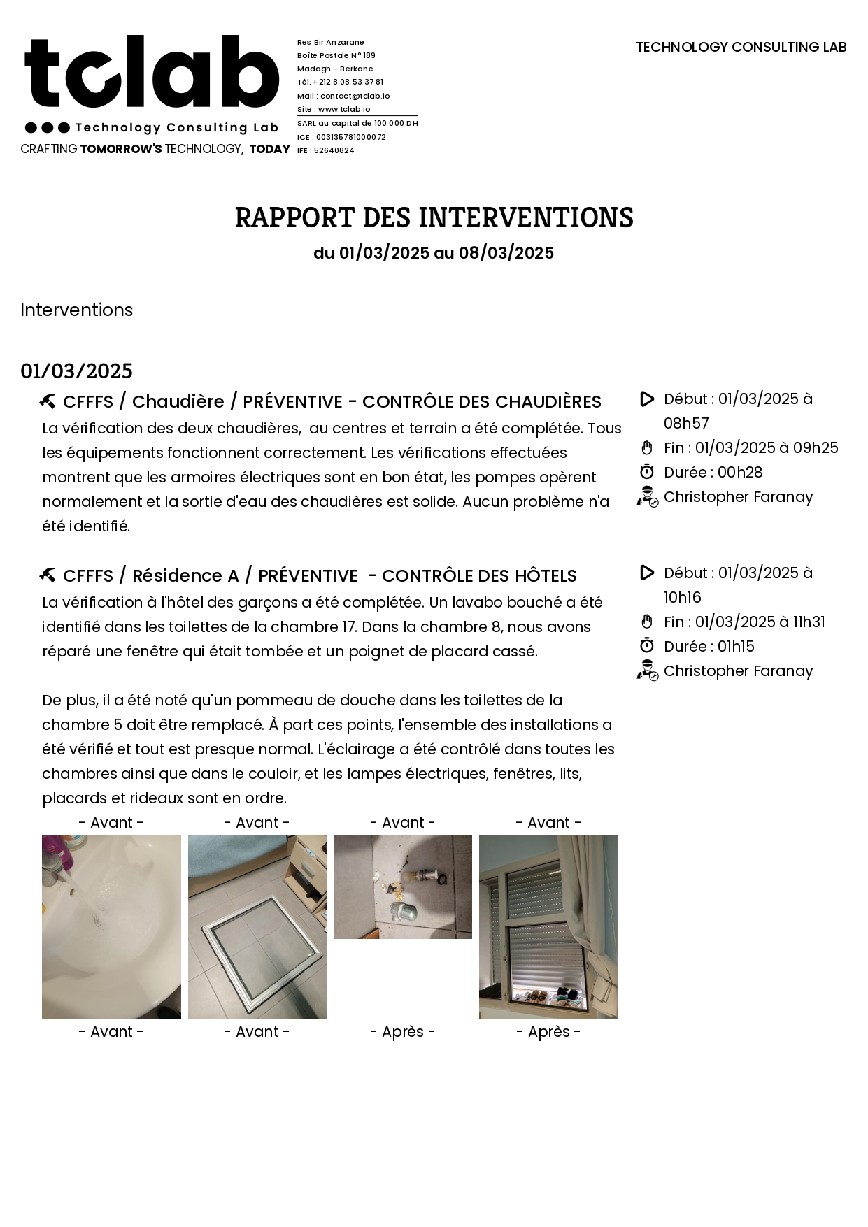 Generateur de rapports