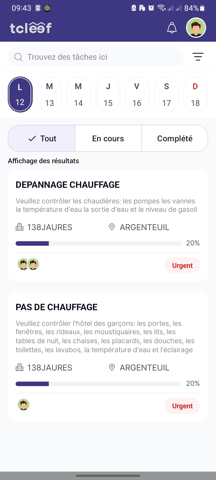 Gestion des interventions