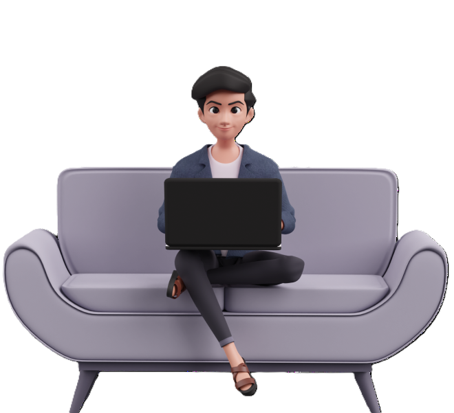 boy with laptop